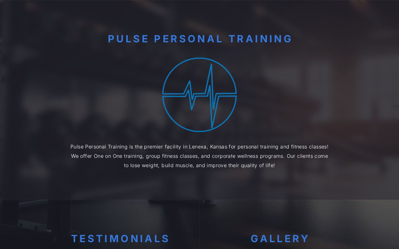 Pulse Training Program Pulse Personal Training